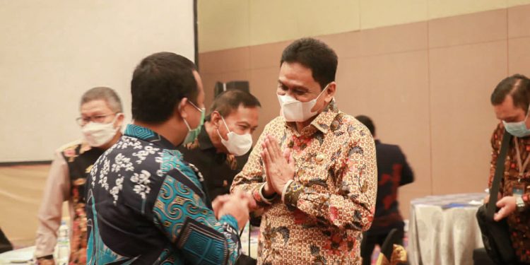 Bupati Barru Suardi Saleh Hadiri High Level Meeting TPID.