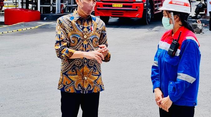 Presiden Jokowi Tinjau Terminal BBM di Bali