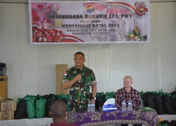 Sambut Natal DANREM 172/PWY Anjangsana kepada para Tokoh Agama