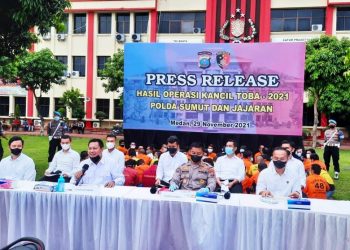 Dit Reskrimum Poldasu Rilis Data Kendaraan Hasil Ops Kancil Toba 2021, Kabid Humas : Kami akan kembalikan pada pemilik.