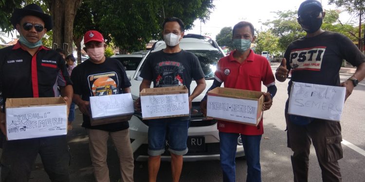 Semeru Erupsi, PSTI Korwil Banyuwangi Turun Ke Jalan.