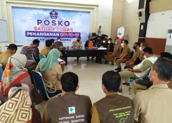 Rakor Bencana, Penekanan Sekda Barru selaku Kepala BPBD ke Kepala Dinas