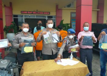 2 Orang Pelaku di Duga Curanmor Diamankan Unit Reskrim Polsek Patumbak.