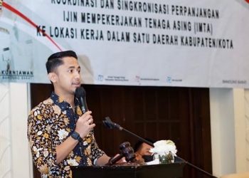 Inilah pesan Plt Bupati Bandung Barat saat Koordinasi & Sinkronisasi Perpanjangan Ijin Pekerjakan Tenaga Asing ke Lokasi Kerja Kabupaten / Kota