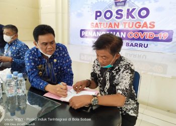 Setibanya Di Barru, Bupati Suardi Saleh Pimpin Rakor Pasca Bencana.