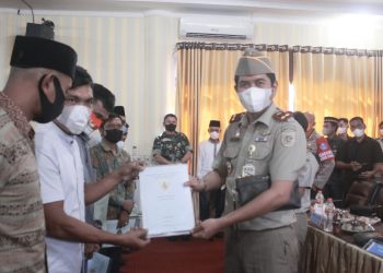 Forkopimda, BPN Kab. Aceh Singkil, Hadiri Acara Penyerahan 637 Sertifikat Tanah bagi Masyarakat