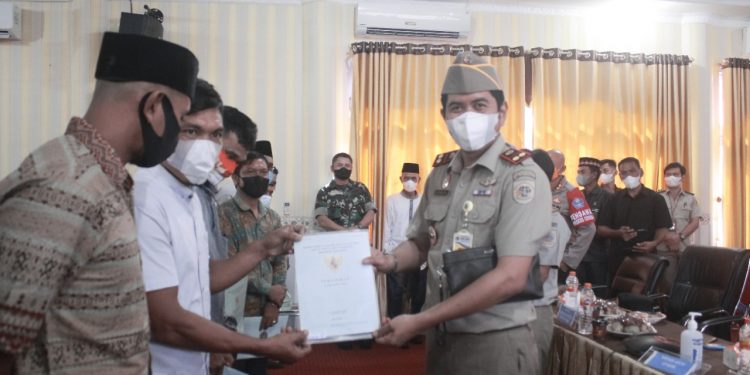 Forkopimda, BPN Kab. Aceh Singkil, Hadiri Acara Penyerahan 637 Sertifikat Tanah bagi Masyarakat