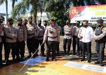 Latihan Pra Operasi Lilin Lodaya Tahun 2021 Tingkat Polres Tasikmalaya Kota