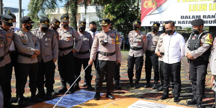 Latihan Pra Operasi Lilin Lodaya Tahun 2021 Tingkat Polres Tasikmalaya Kota