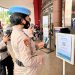 Jelang Nataru, Patroli Mobile Polwan Polres Tasikmalaya Kota Melaksanakan Operasi Yustisi dan Pembagian Masker