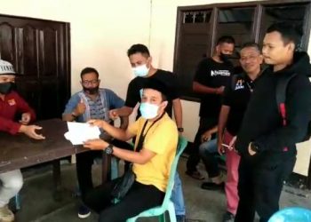 Diduga Menghina Wartawan. Buntutnys Ketua DPD JOIN Kabupaten Barru Mengajukan Pengaduan Kepolres Barru