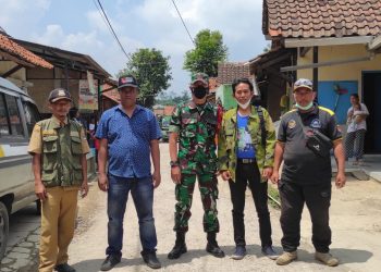 Hotmik Perbaikan Jalan Desa Campaka Mekar, dilaksanakan LPMD  ,dengan Anggaran Dana Desa