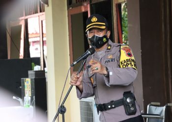 Apel Pengecekan OLC 2021, Kapolres Kendal Melalui Kabag Ops: Personel Satgas yang Tersprin Agar Dilaksanakan Sebaik-baiknya