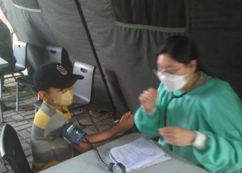 Percepatan Herd Immunity, Koramil 01/Ts Kodim 0503/JB Gelar Vaksinasi Usia 6 -11 Tahun