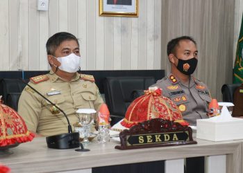 Sekda Barru Bersama Forkopimda Hadiri Rakor Dengan Mendagri.