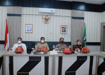 Sekda Barru Bersama Forkopimda Hadiri Rakor Dengan Mendagri.