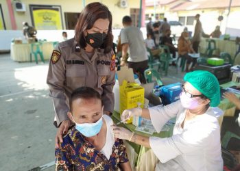 Polsek Helvetia Kebut Target Vaksinasi