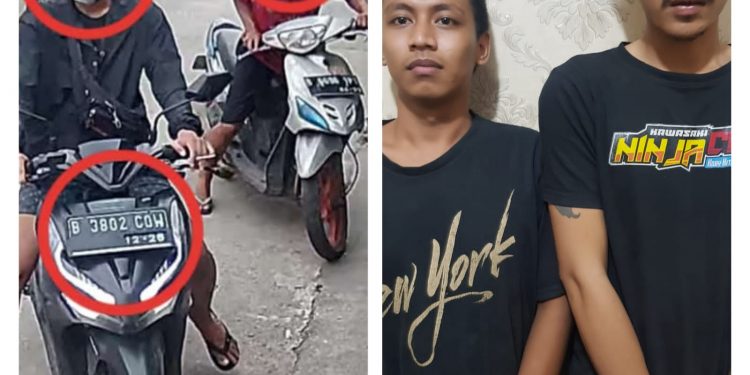 Satresmob Polsek Jatiuwung Polres Metro Tangerang Kota Berhasil Meringkus Pelaku Curanmor R2