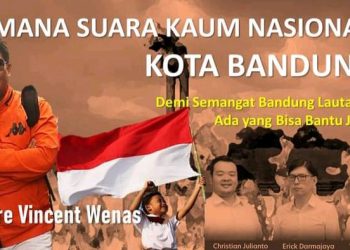 Andre Vincent Wenas : “Kemana Suara Kaum Nasionalis Kota Bandung?”.