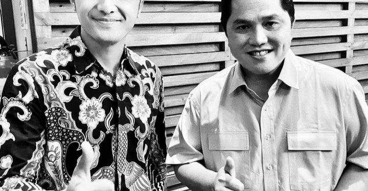 Mentri BUMN Erick Thohir Silaturahmi  dengan Plt Bupati Bandung Barat Hengky Kurniawan Diskusi Potensi Pariwisata Bandung Barat