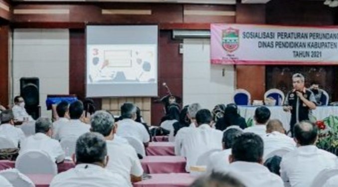 Sekda Ciamis Berikan Pembinaan Kepada Kepsek SMP se- Kabupaten Ciamis