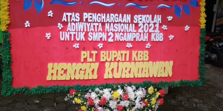 Membanggakan Bandung Barat, SMPN 2 Ngamprah Raih Prestasi Sekolah Adiwiyata Nasional