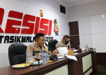 Polres Tasikmalaya Kota Gelar Rilis Akhir Tahun 2021