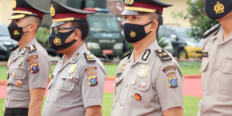Kapolres Batu Bara Pimpin Korp Raport Kenaikan Pangkat Personel Polres Batu Bara