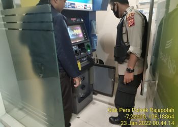 Polsek Rajapolah Amankan Pelaku Pembobol Mesin ATM BJB KCP Rajapolah