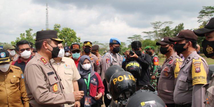 Polda Kalbar Gelar Apel Kesiapsiagaan Penanggulangan Karhutla