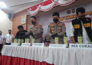 Satresnarkoba Polres Metro Tangerang Kota Berhasil Ungkap Narkotika Jenis Sabu Cair