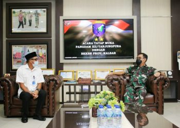 Bahas Penanganan Stunting, Pangdam XII/Tpr Terima Kunjungan Kaper BKKBN Kalbar