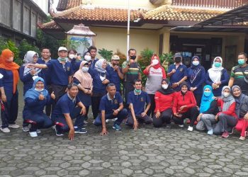 Danramil dan Anggota Koramil 03/Serengan, Laksanakan Giat Senam Sehat