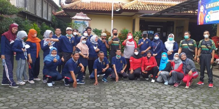 Danramil dan Anggota Koramil 03/Serengan, Laksanakan Giat Senam Sehat