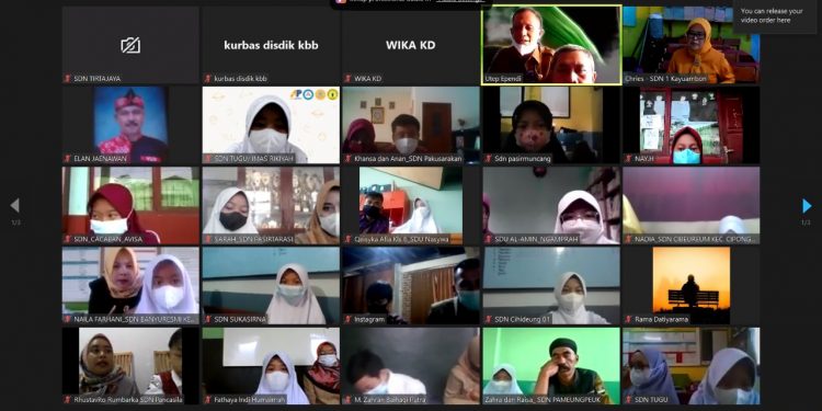 DISDIK KBB SELENGGARAKAN PASANGGIRI NULIS CARPON