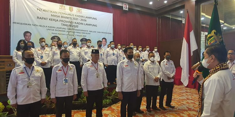 Resmi dilantik, Pengurus KADIN Lampung Dorong Peran UMKM Pulihkan Ekonomi