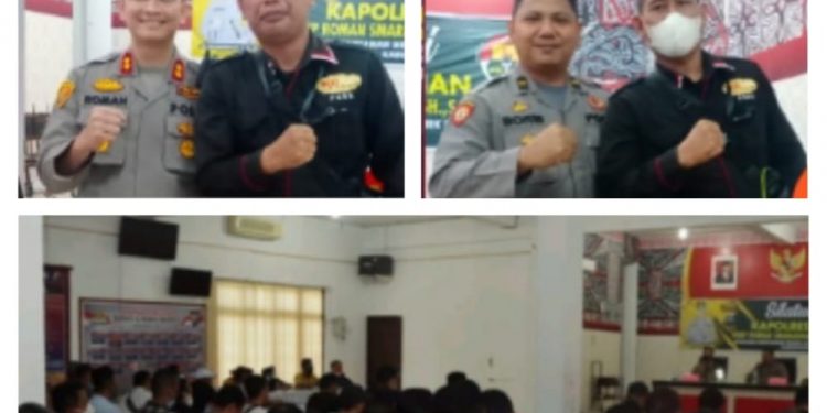 Jalin Silaturahmi dengan Wartawan | Kapolres Asahan Harapkan Dapat Saling Komunikasi dan Bertukar Informasi