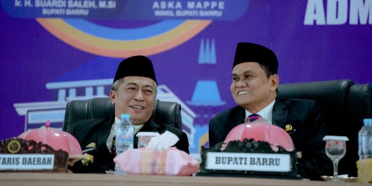 Pelantikan, Pengambilan Sumpah oleh Bupati pada Pimpinam Tinggi Pratama, Administrator & Pengawas  Pemda Barru