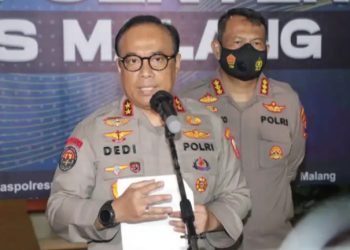 Polri Pastikan Tindak Tegas Pelaku Anarkis di Luar Stadion Kanjuruhan