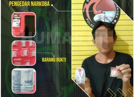 Satuan Reserse Narkoba Polres Kubu Raya berhasil Ringkus Pengedar Narkotika jenis Sabu,di wilayah hukumnya