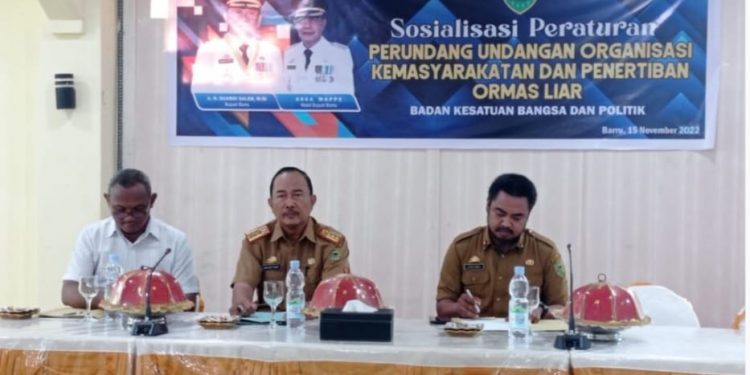Ajang Silaturrahmi Kepala Badan Kesbangpol Barru Undang beberapa Ormas Se-Kabupaten Barru