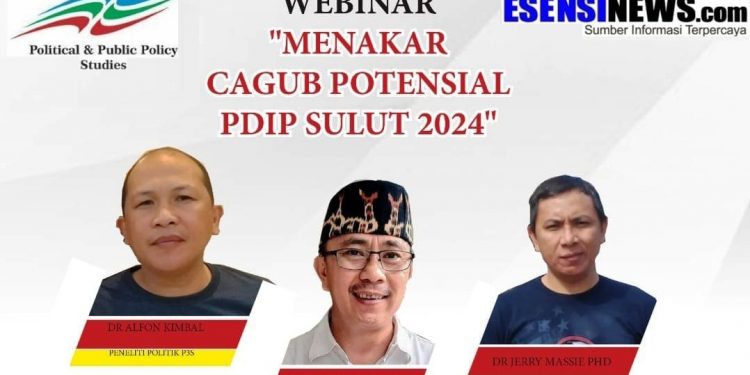 P3S Gelar Webinar Bedah Calon Potensial Gubernur Sulawesi Utara dari PDIP