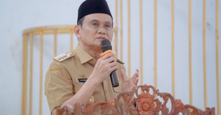 Sholawat Akbar Rangkaian Maulid dalam Peringatan Hari Ulang Tahun PGRI di Gedung Islamic Centre Kab. Barru.