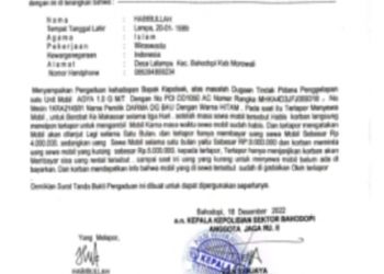Menanggapi Pemberitaan yang Viral di beberapa Media, Kapolsek Bahodopi akhirnya Bukan Suara