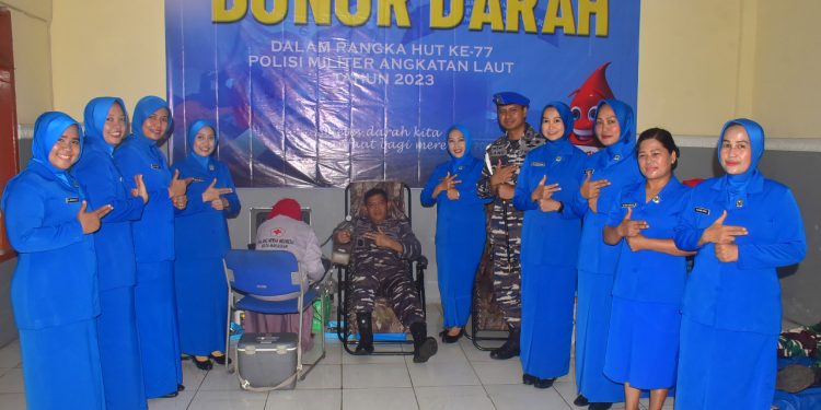 Donor HUT Ke-77 Pomal Tahun 2023 Di Makassar Berhasil Kumpulkan 290 Kantong Darah
