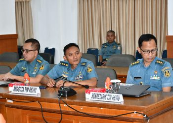 Danlantamal VI Terima Kunjungan Dari Ketua Tim Reviu Irben Itjenal