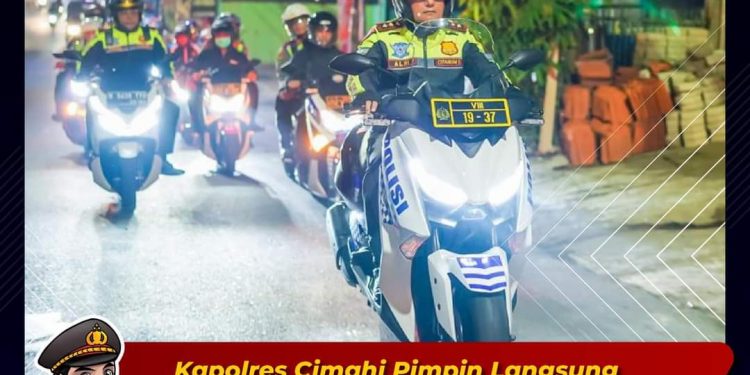 Kapolres Cimahi Pimpin Langsung Patroli Presisi Gabungan TNI-POLRI di Wilayah Kota Cimahi & Bandung Barat