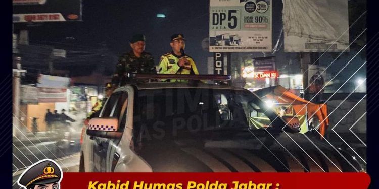 Kabid Humas Polda Jabar : Gelar Patroli Dini Hari, Polisi dan TNI Sasar Lokasi Balap Liar