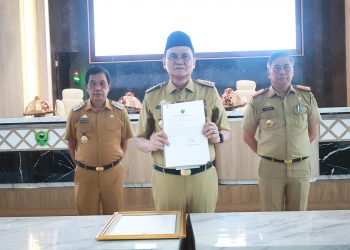 Didampingi Aska Mappe dan Sekda Abustan, Suardi Saleh Lounching Values ASN Berakhlak di Lt.6 MPP Kantor Bupati Barru