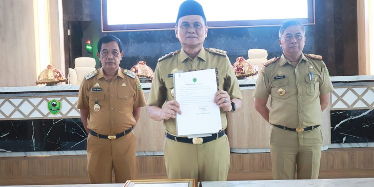 Didampingi Aska Mappe dan Sekda Abustan, Suardi Saleh Lounching Values ASN Berakhlak di Lt.6 MPP Kantor Bupati Barru
